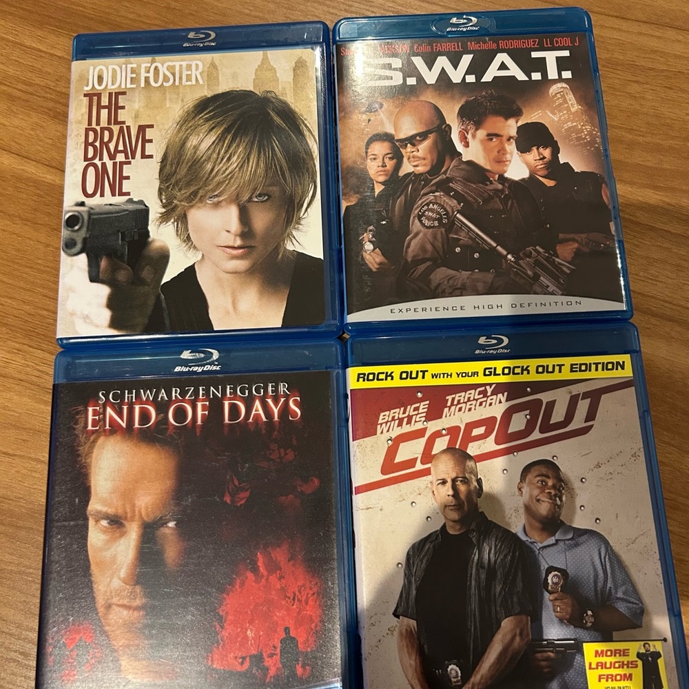 Blu-ray Movie Collection- 10 DVDs